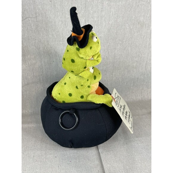 HALLMARK HALLOWEEN Tremblin' Toads  Animated Decor Sings Tested Works - Picture 2 of 8